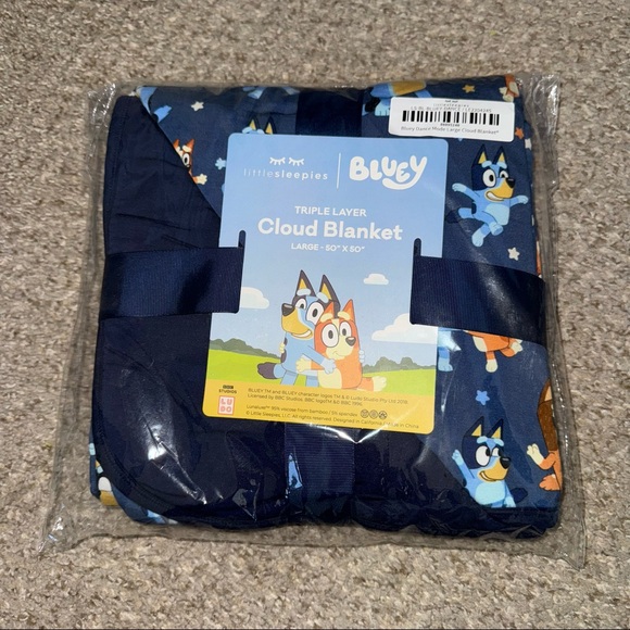 NWT Little Sleepies Bluey Cloud Blanket NIB / NIP - Picture 1 of 5